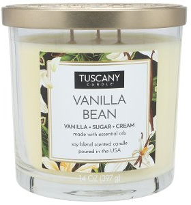 Save $1 on Tuscany 14 oz Candles on PICKUP OR DELIVERY ONLY