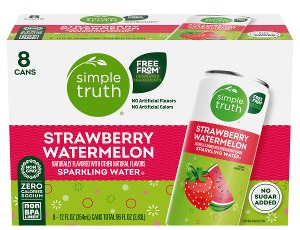 Save 20% on Simple Truth Sparkling Water 8pk PICKUP OR DELIVERY ONLY