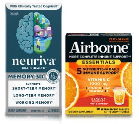 Save 20% on Airborne and Neuriva PICKUP OR DELIVERY ONLY