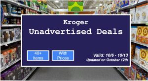 Kroger Unadvertised Deals
