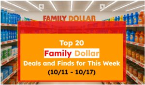 Top 20 Family Dollar Deals and Finds for This Week (10/11 – 10/17)