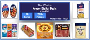 Kroger Weekly Digital Deals For You (In Store DEALS)