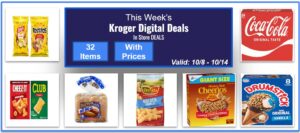 Kroger Weekly Digital Deals For You (In Store DEALS)