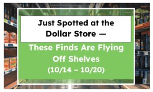 Just Spotted at the Dollar Store — These Finds Are Flying Off Shelves (10/14 – 10/20)