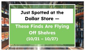 Just Spotted at the Dollar Store — These Finds Are Flying Off Shelves (10/24 – 10/31)