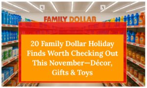 20 Family Dollar Holiday Finds Worth Checking Out This November—Décor, Gifts & Toys