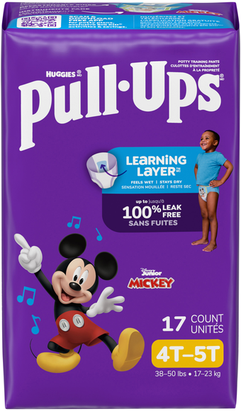 Pull-Ups Mickey Boys 4T-5T Training Pants 38-50 lb