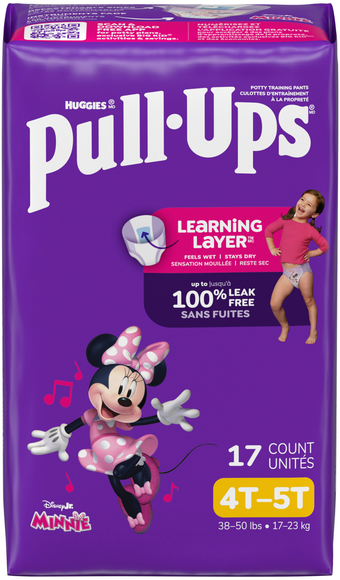 Pull-Ups Minnie Girls 4T-5T Training Pants 38-50 lb