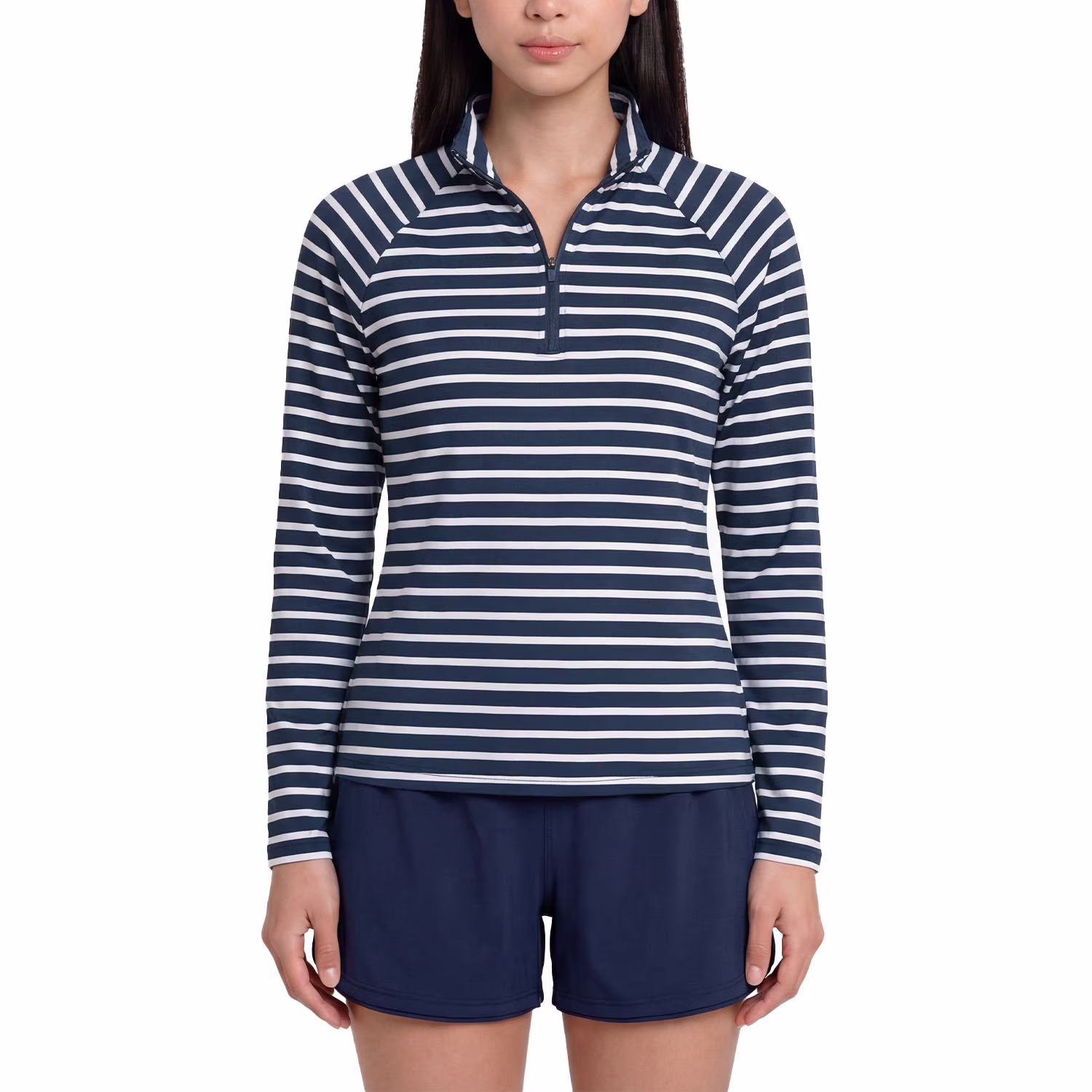 Navy White Stripe