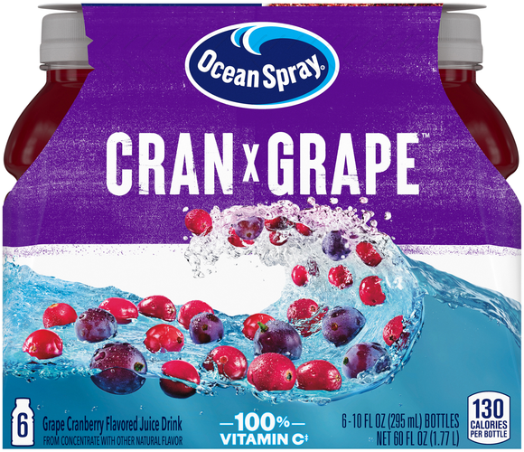 Ocean Spray Cran-Grape Juice Drink - 6 pk