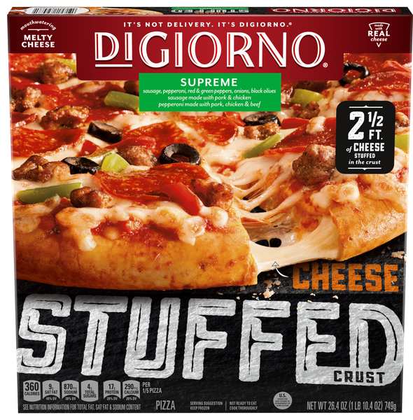 DiGiorno Cheese Stuffed Crust Supreme Pizza Frozen