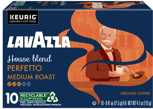 LavAzza Perfetto Dark Roast K-Cup Coffee Pods
