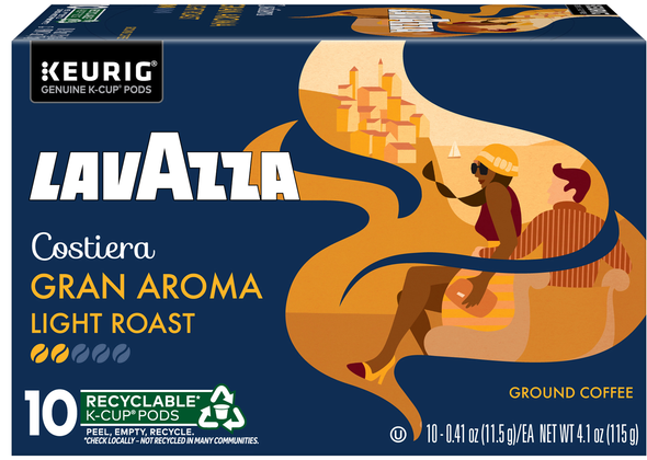 LavAzza Gran Aroma Medium Roast K-Cup Coffee Pods