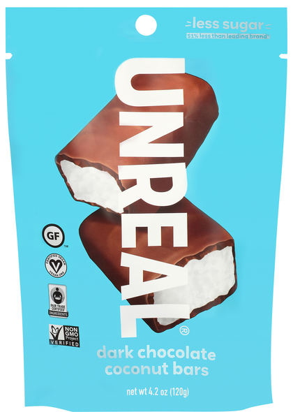 UNREAL Gluten Free Dark Chocolate Coconut Candy Bars