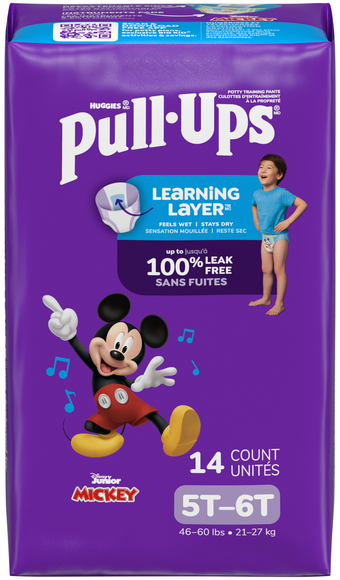 Pull-Ups Mickey Boys 5T-6T Training Pants 46-60 lb