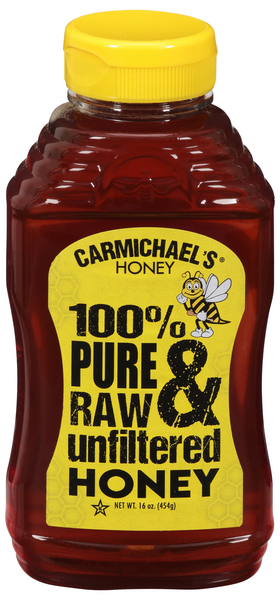 Carmichael's Raw & Unfiltered 100% Pure Honey