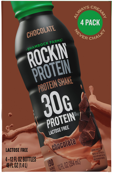 Shamrock Farms Rockin' Builder Chocolate 30g Protein Shakes - 4 pk