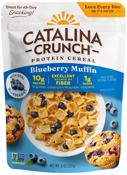 Catalina Crunch Gluten Free Keto Blueberry Muffin Protein Cereal