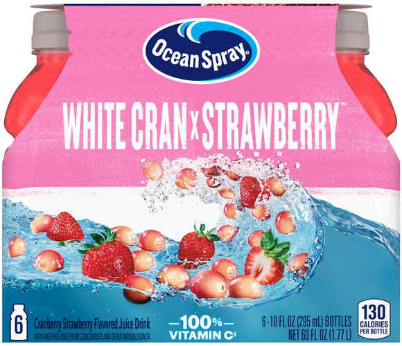 Ocean Spray White Cran x Strawberry Juice Drink - 6 pk