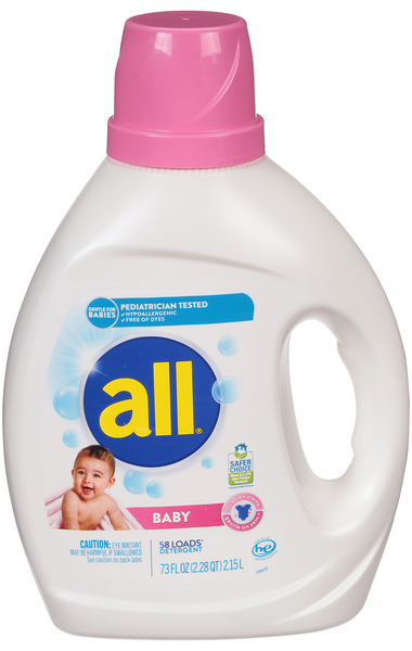 all Baby Liquid Laundry Detergent