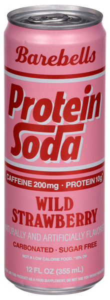 Barebells Wild Strawberry Protein Soda