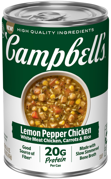 Campbell's Lemon Pepper Chicken 20g Protein Soup
