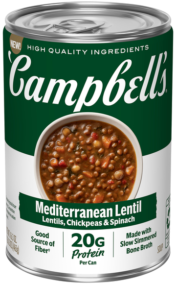 Campbell's Mediterranean Lentil 20g Protein Soup
