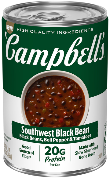 Campbell's Southwest Black Bean 20g Protein Soup
