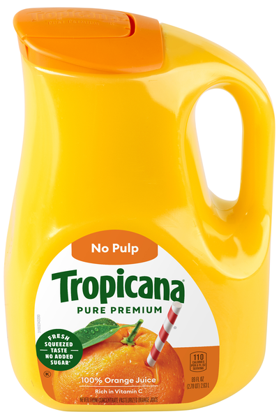 Tropicana Pure Premium Original No Pulp 100% Pure Orange Juice
