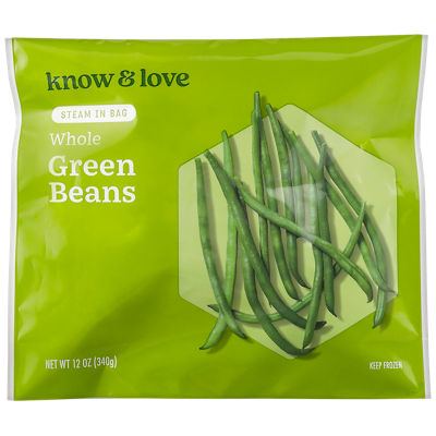 Know & Love Frozen Vegetables, 12 oz, $1.79