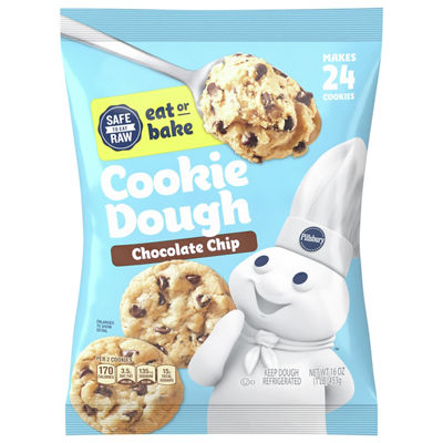 Pillsbury Cookie Dough, 16-16.5 oz, $4