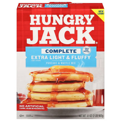 Hungry Jack Pancake Mix, 28-32 oz, $2.50