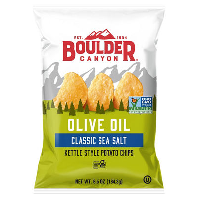Boulder Canyon Chips, Utz Petzels or Doritos, 5.2-16 oz, $3