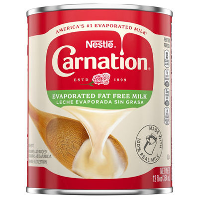 Carnation Evaporated Milk, 12 oz, $1.66