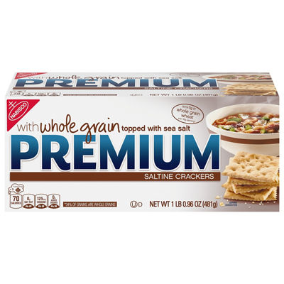 Nabisco Premium Saltine Crackers, 9-16 oz, $3
