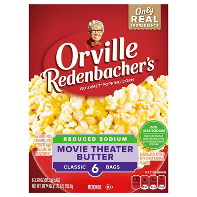 Orville Redenbacher's Microwave Popcorn, 3 ct., $2.50