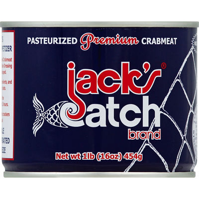 Jack's Catch Claw Crabmeat Can, 16 oz, $14.99