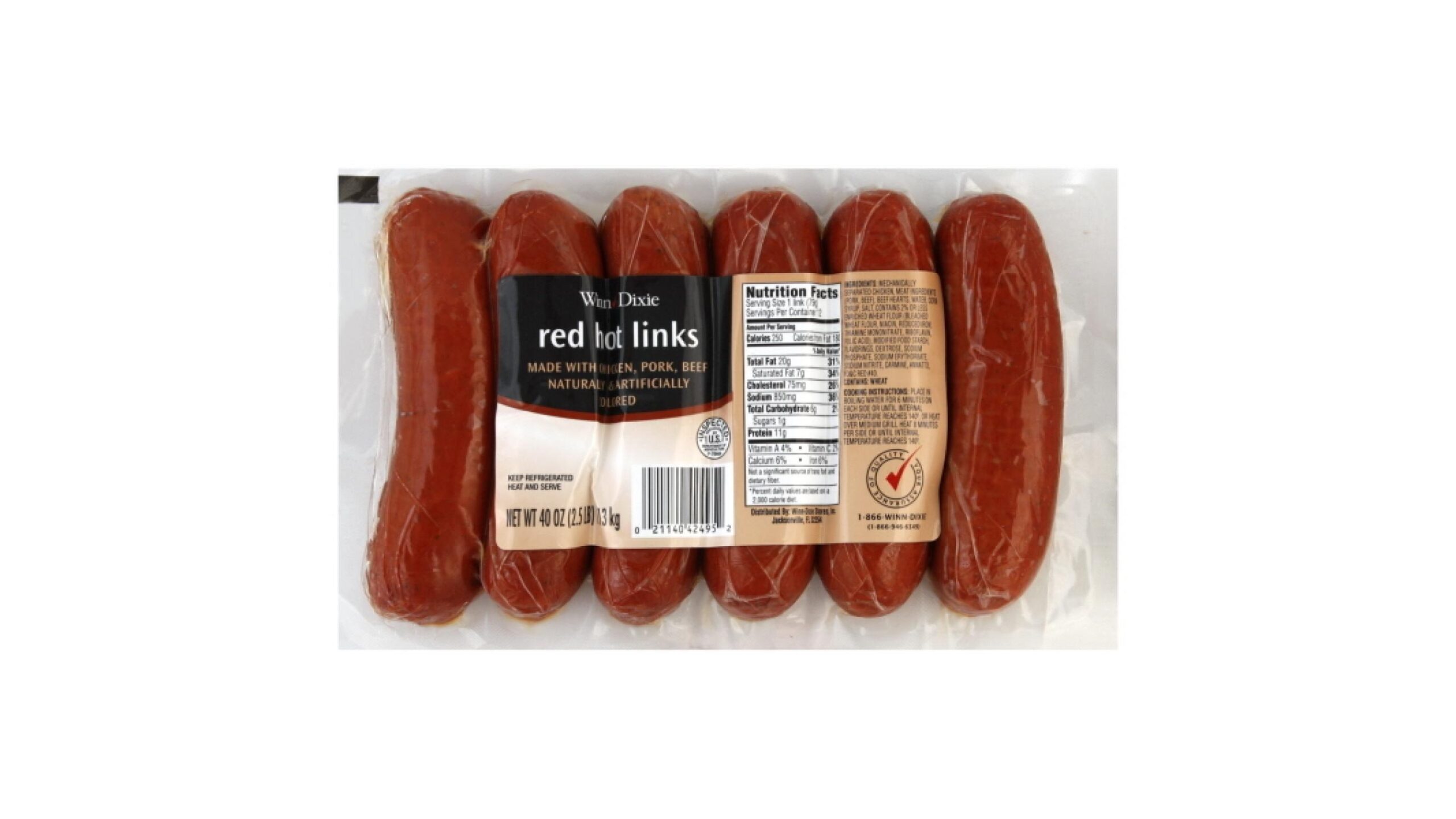 Chili Pork Sausage, 16 oz, $5