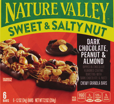 Nature Valley bars 5-6 ct., General Mills cereal 8.9-12 oz, Betty Crocker, Mott's, GM fruit snacks or bars 6-10 ct. (excludes protein bars and wafers).