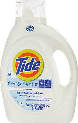 Tide 73-84 oz or Gain 60-81 oz.