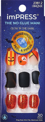 Kiss artificial nails or Halloween cosmetics (excludes emory boards 5 ct.).