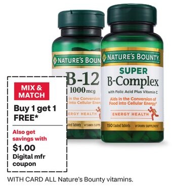 ALL Nature's Bounty vitamins