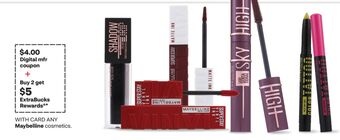 Maybelline cosmetics.
