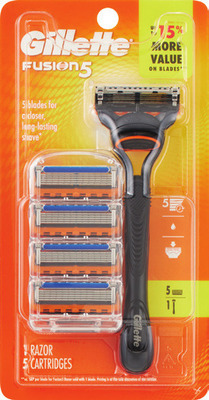 Gillette or Venus razors (excludes disposables)