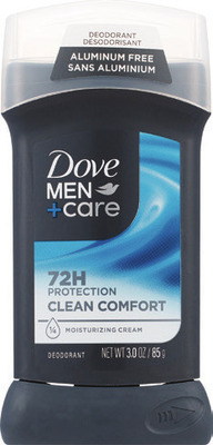 Dove MEN+Care deodorant, dry sprays or bath & shower (excludes twin pk., bar soap 1 ct. and body wash 11 oz).