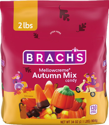 Brach's candy corn or autumn mix bag 34 oz.