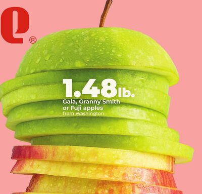 Gala, Granny Smith or Fuji apples
