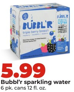 Bubbl'r sparkling water