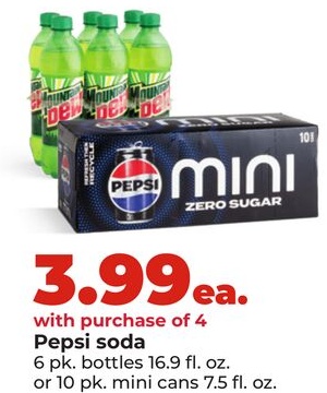 Pepsi soda