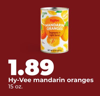 Hy-Vee mandarin oranges